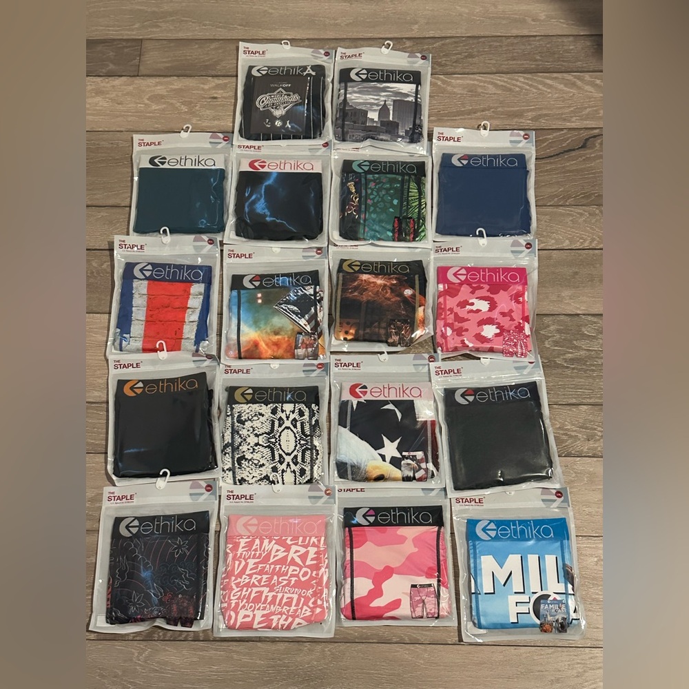 All BRAND NEW size XXL Ethika Staple boxer briefs.